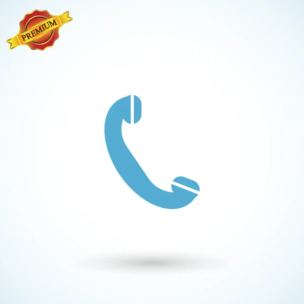 Telefone, ícone plano — Vetor de Stock