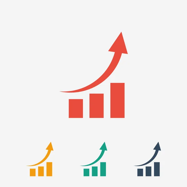 Infografía, icono del gráfico — Archivo Imágenes Vectoriales