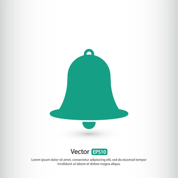 Bell icono de diseño — Vector de stock