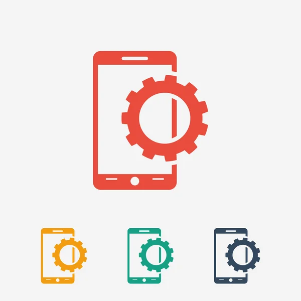 Mobiele smartphone pictogram — Stockvector