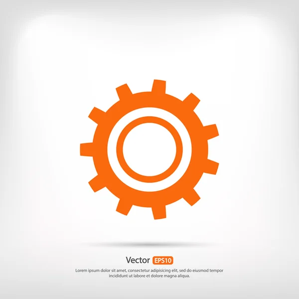 Gear icon design — Stock Vector