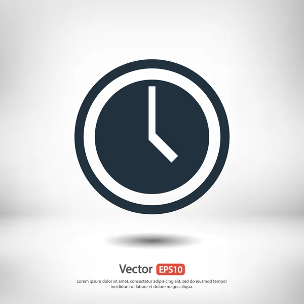 Clock icon design — Stock Vector