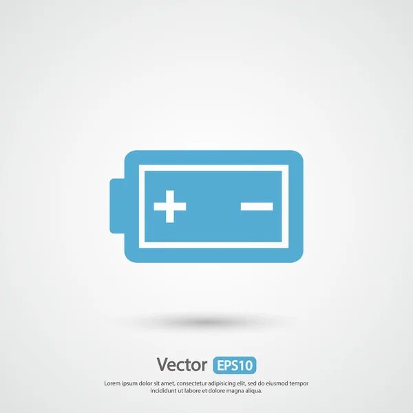 Icône de charge de batterie — Image vectorielle