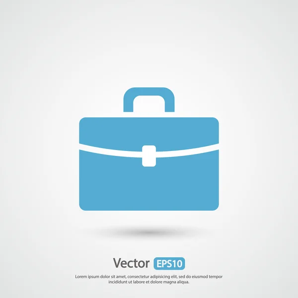 Briefcase icon, Flat design — Stock Vector