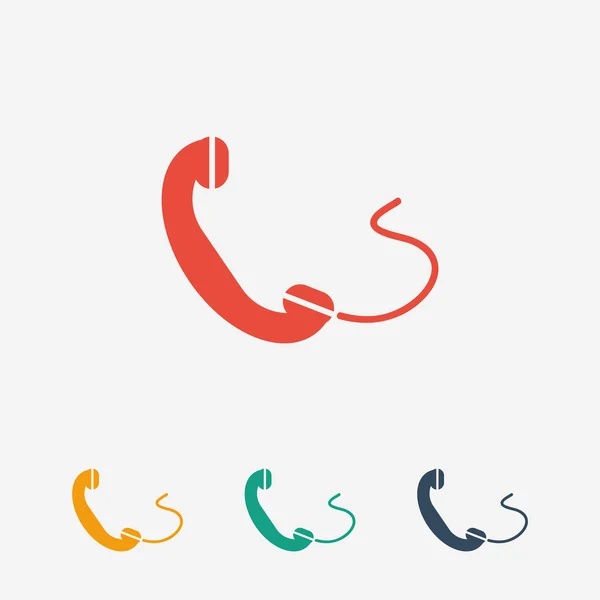 Telefon, flaches Symbol — Stockvektor