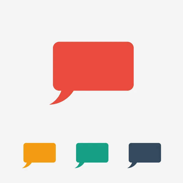 Speech bubble icon — Stock Vector