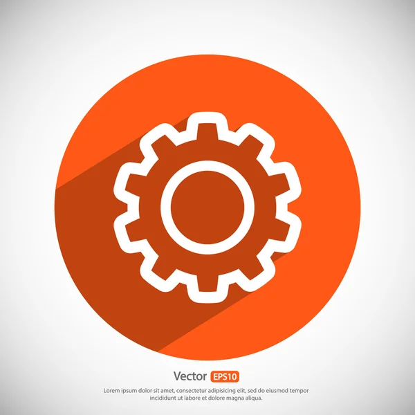 Gear icon design — Stock Vector