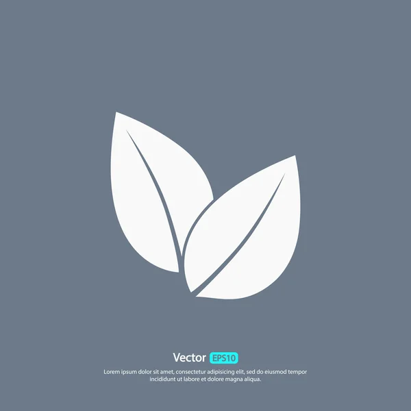 Baum-Blätter-Ikone — Stockvektor