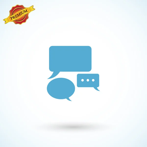 Speech bubbles icon — Stock Vector