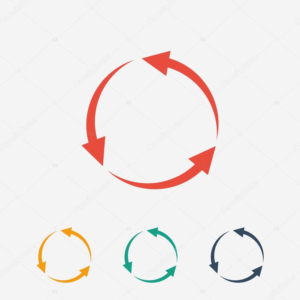 Circular arrows  icon