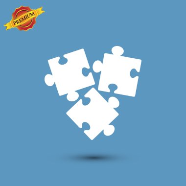 puzzle parçaları simgesi