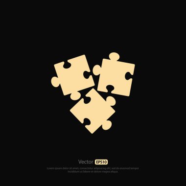 puzzle parçaları simgesi