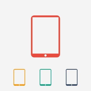 Modern dijital tablet pc simgesi