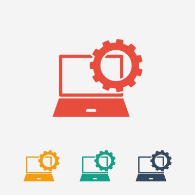 Dizüstü bilgisayar simgesi tasarım