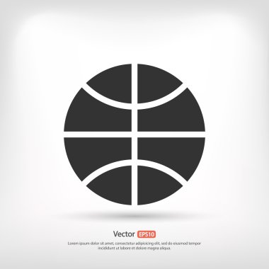 Basketbol topu simgesi