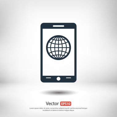 Mobil akıllı telefon simgesi
