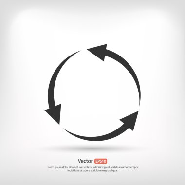 Circular arrows  icon clipart