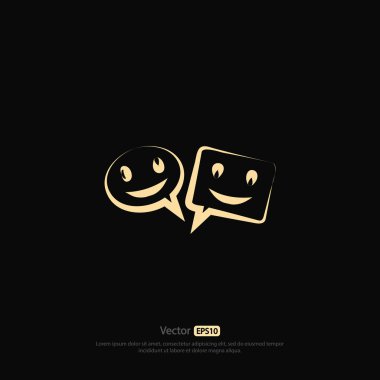 konuşma balonları simgesi