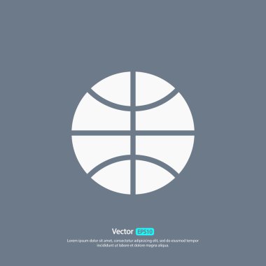 Basketbol topu simgesi