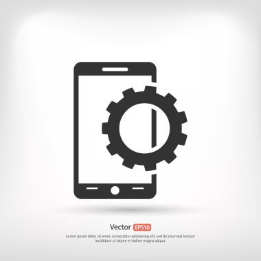 Mobil akıllı telefon simgesi