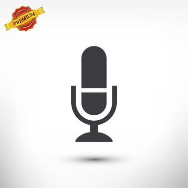 mikrofon simgesi tasarım