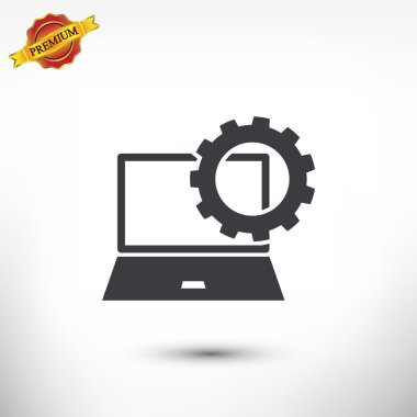 Dizüstü bilgisayar simgesi tasarım