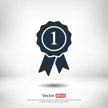 Kurdele simgeli rozet