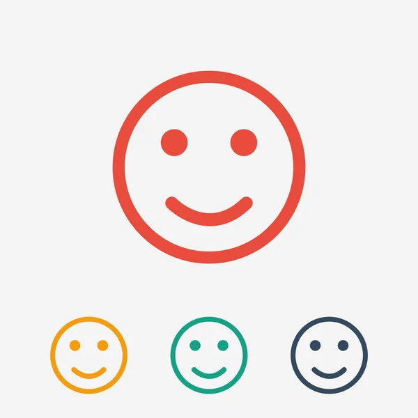Smile Icon design — Stock Vector