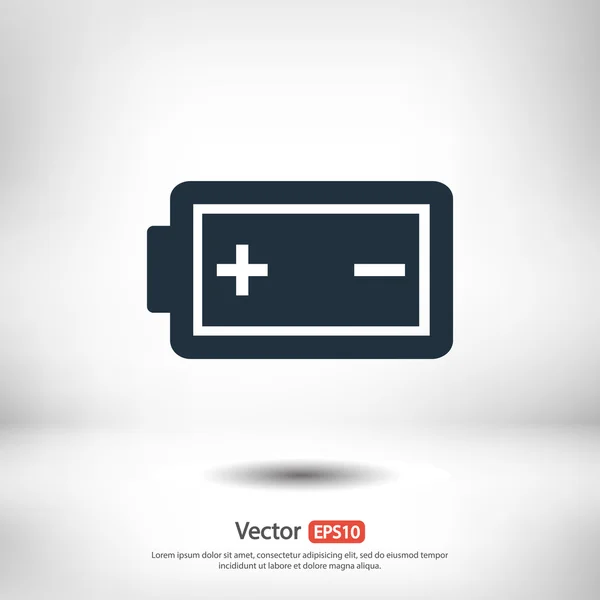 Batterij lading pictogram — Stockvector