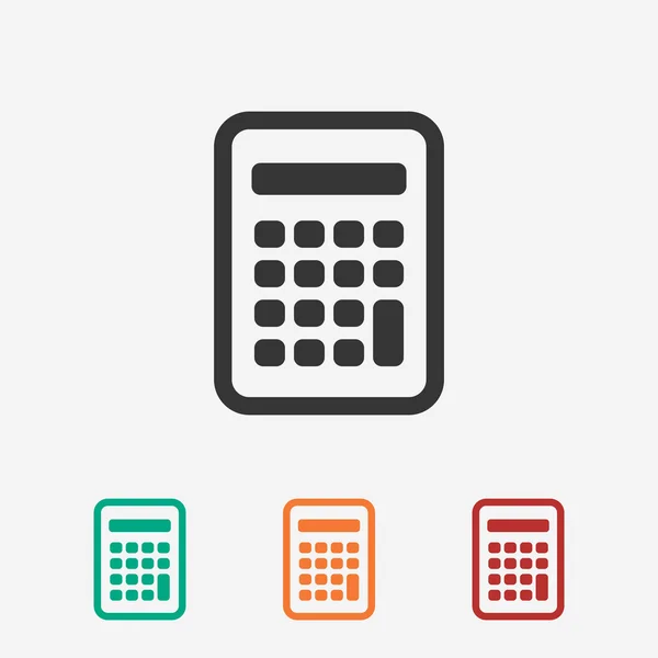 Diseño del icono de la calculadora — Archivo Imágenes Vectoriales