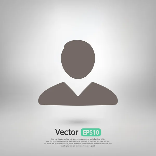 Icono del hombre de negocios — Vector de stock