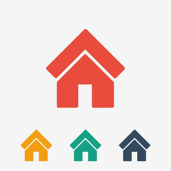 Flat House icon. — Stock Vector