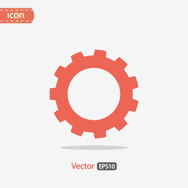 Design de ícone de engrenagem — Vetor de Stock