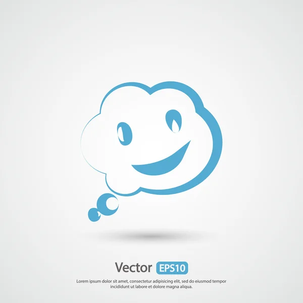 Bule de vorbire pictogramă — Vector de stoc