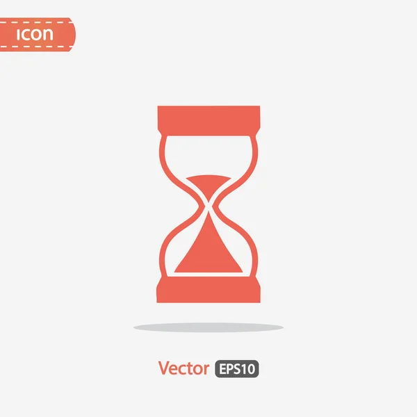 Reloj de arena icono de diseño — Archivo Imágenes Vectoriales