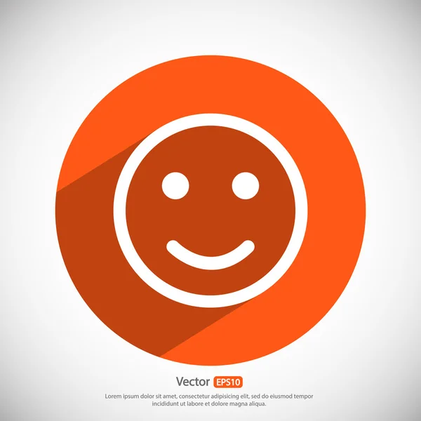 Conception d'icône sourire — Image vectorielle