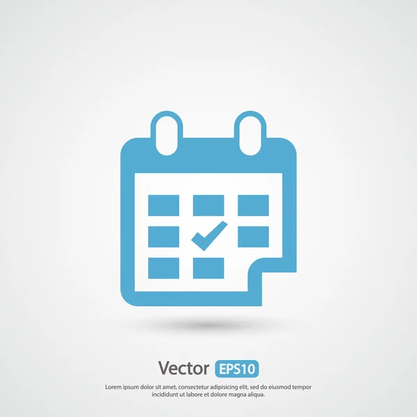 Kalender ikon design — Stock vektor