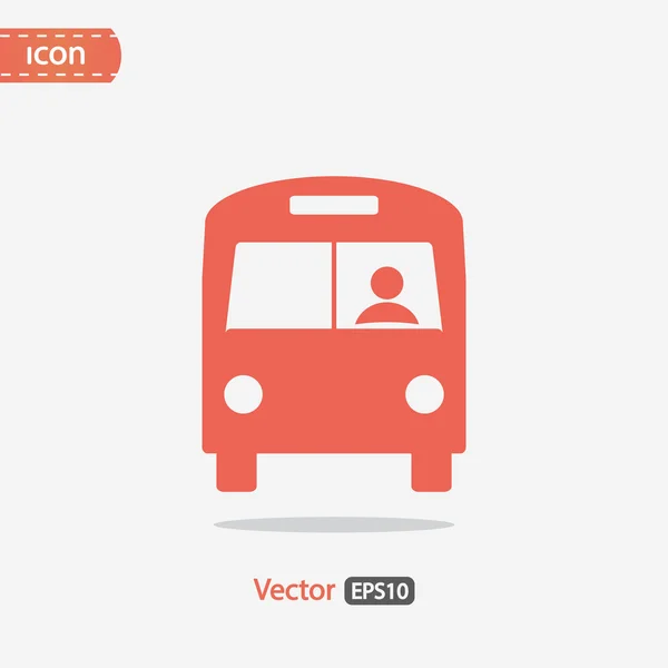 Design de ícone de ônibus — Vetor de Stock