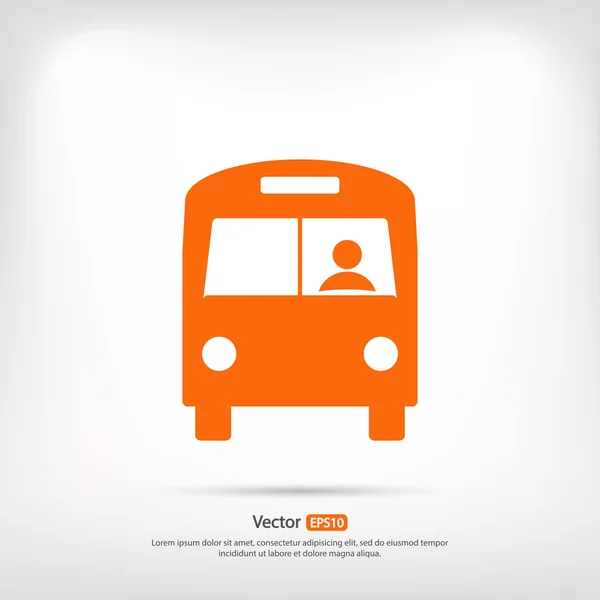 Bus pictogram ontwerp — Stockvector