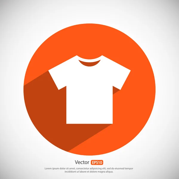 Tshirt Flat pictogram — Stockvector