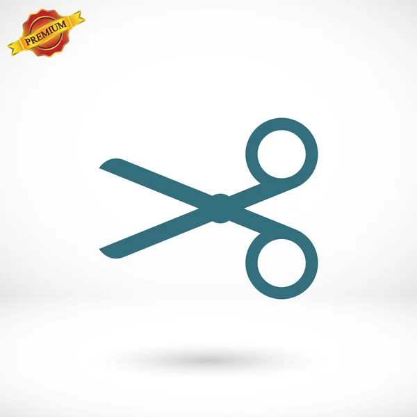 Scissors flat icon — Stock Vector
