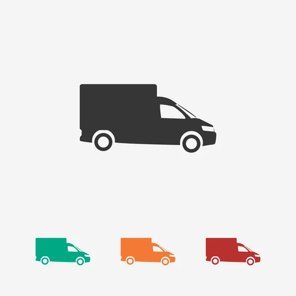 Truck flat icon — Stock Vector