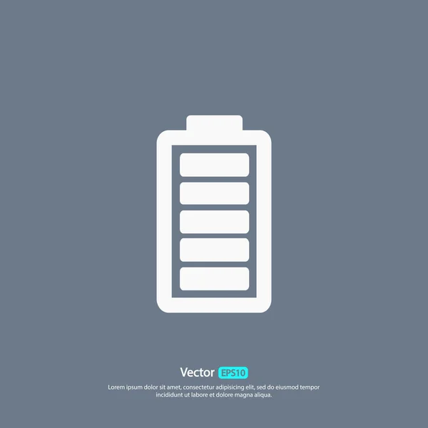 Batterij lading pictogram — Stockvector