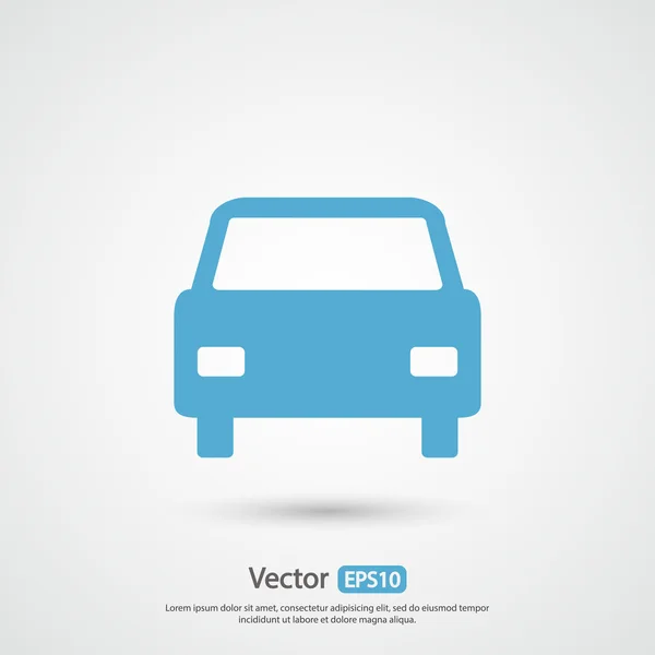 Diseño de icono de coche — Vector de stock