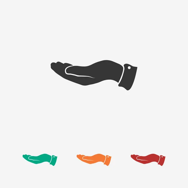 Hand pictogram ontwerp — Stockvector