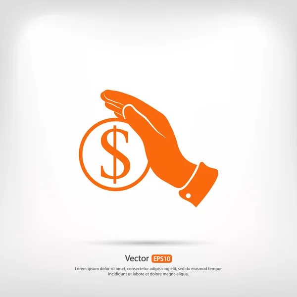 Ahorrar dinero icono — Vector de stock