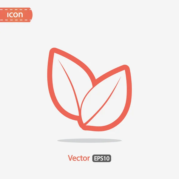 Tree leaves icon — Stock Vector