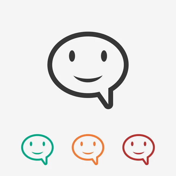 Speech bubble icon — Stock Vector