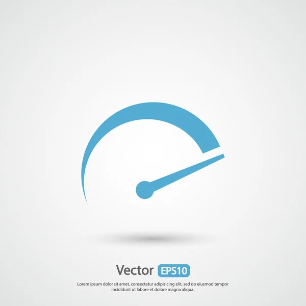 Ilustração do ícone do tacômetro — Vetor de Stock
