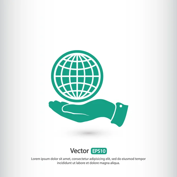 Desain Globe Icon - Stok Vektor